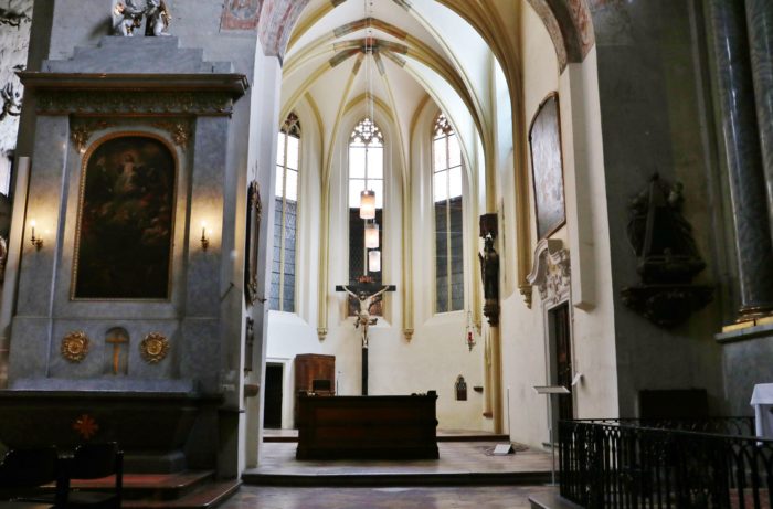 Kreuzkapelle (1350)<br/>restauriert 2011/2012