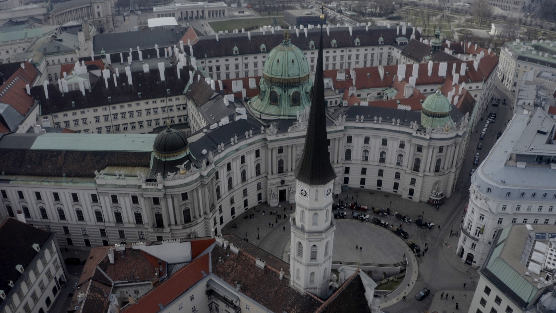 Michaelerkirche und Hofburg, aus TV-Dokumentation Geheimnisvolle Michaelerkirche