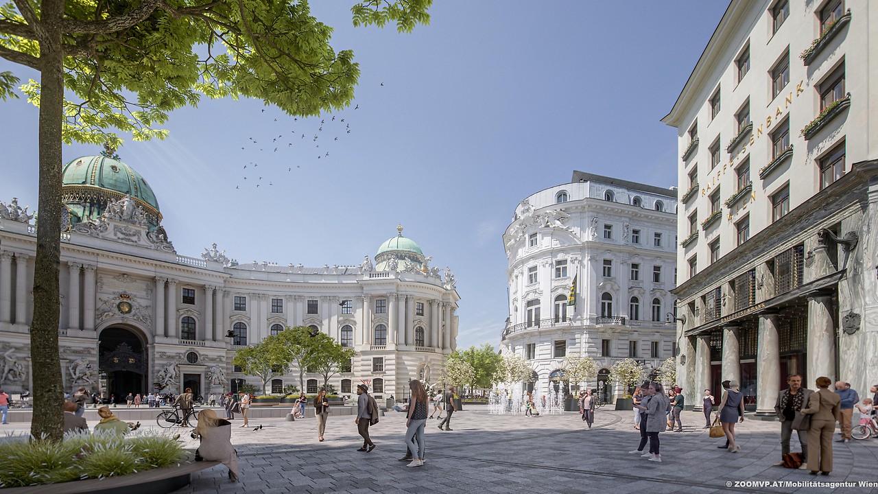 Michaelerplatz Neugestaltung 2024, Visualisierung