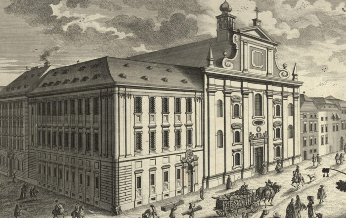 Kirche und Closter der H. Ursula, 1724, Wien Museum, Inv.-Nr. 105765/20
