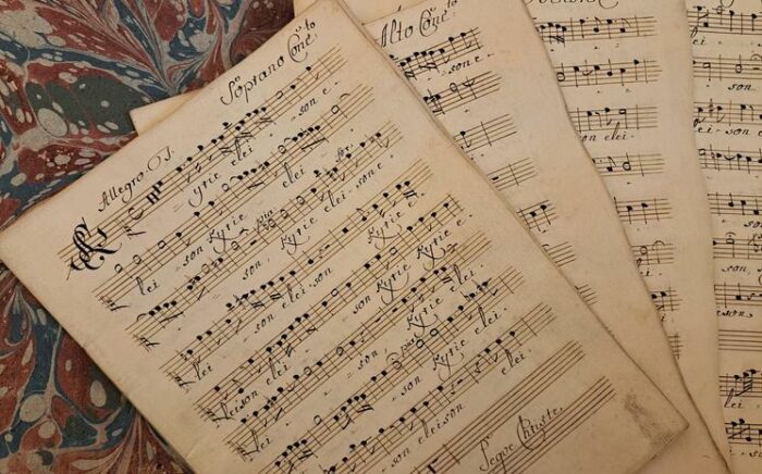 Mariana Martines, Noten der Messa Terza